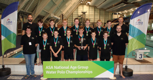 City of Manchester A win the boys' u15 title at the 2016 NAG Water Polo Champs