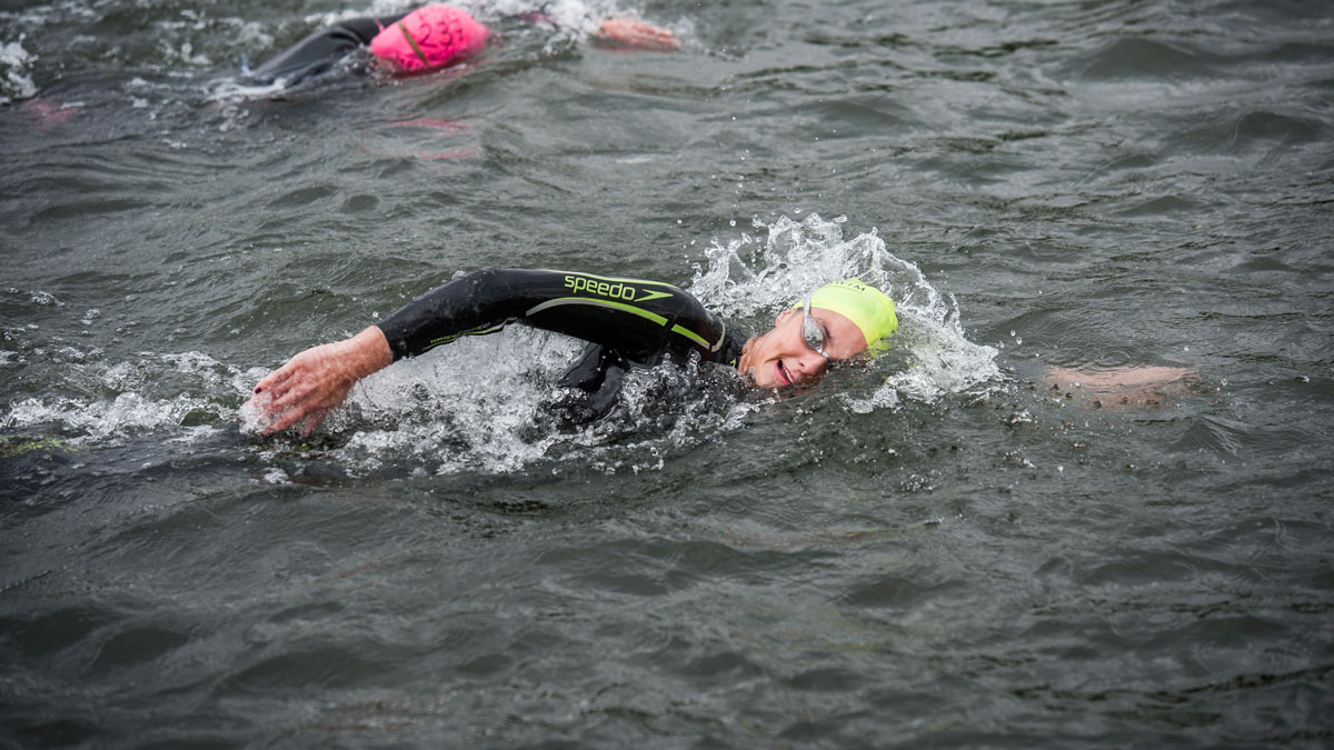 Maintain your front crawl stroke length for open water Maintain your front crawl stroke length for open water