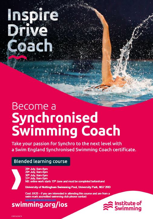 Become a Synchronised Swimming Coach Become a Synchronised Swimming Coach