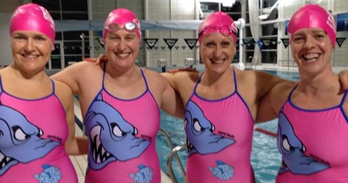 The Power Of Pink: Team Spirit in Masters Swimming