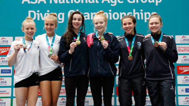 Three medals for Southampton on day one of NAG Diving 2016