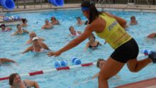 Aqua Zumba, the get fit pool party