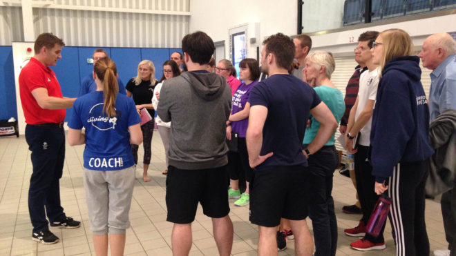 Ady Hinchliffe delivers East Region coaching conference