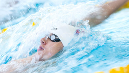 Greenbank completes golden hat-trick with butterfly PB
