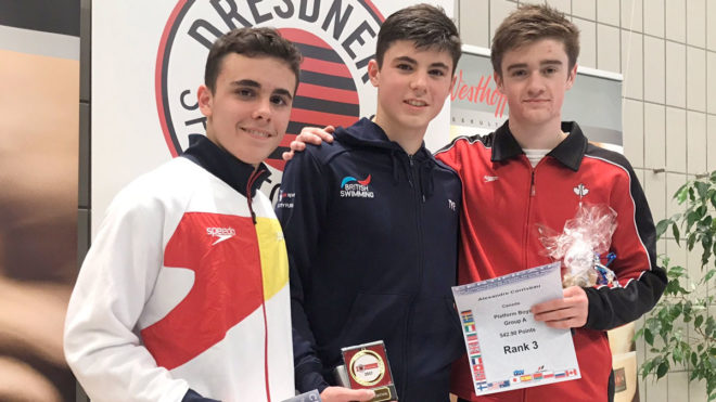 Matthew Dixon wins Group A Platform gold in Dresden