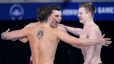 Swim England celebrates one year to go until the Commonwealth Games 2018