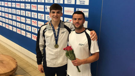 Ross Haslam completes golden hat-trick with 3m title