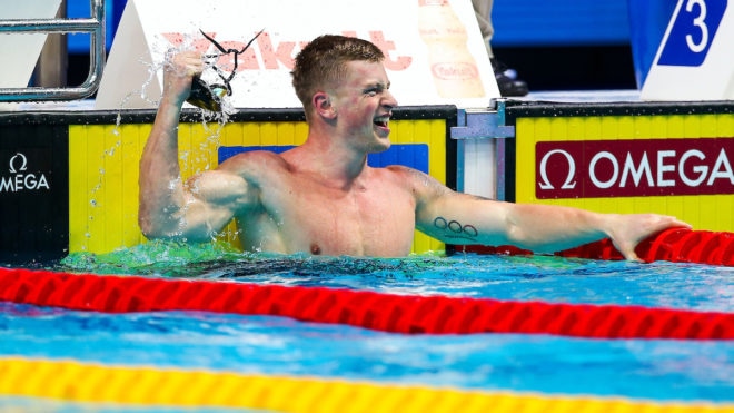 Peaty breaks 50m breaststroke world record twice on day three