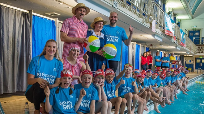Primary schools join in with school swimming celebration