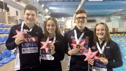 British mixed medley relay win bronze in Netanya