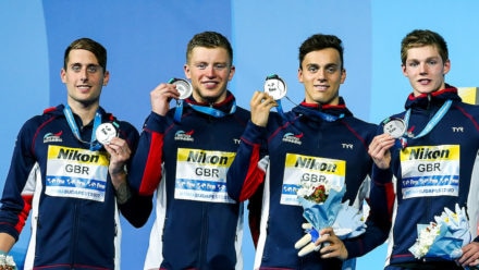 Silver for GB in men’s 4x100m Medley Relay