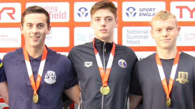 Danny Savage takes 17yrs 50m Freestyle gold