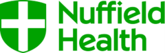 Nuffield Health logo. Used for swimming teacher training courses run by Nuffield Heath at Catterick Leisure Centre.