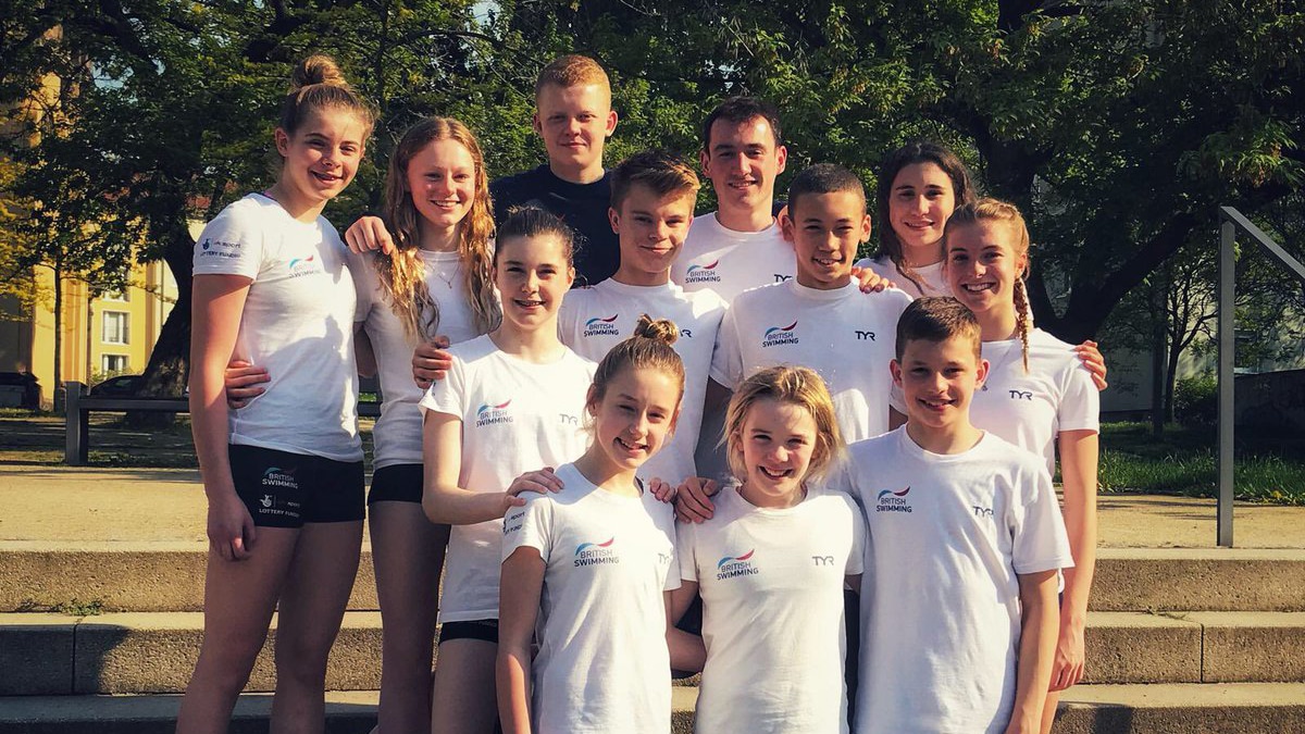 British junior divers at the Dresden Youth International Meet 2018