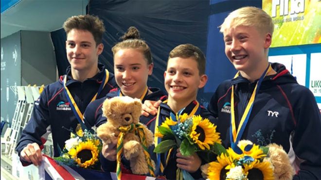 Great Britain make golden start to Fina World Junior Diving Championships
