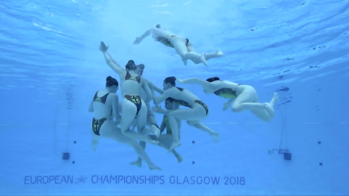 Under water image of GB synchro