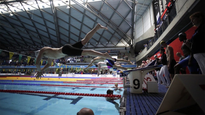 Three European records fall in session two of Masters champs