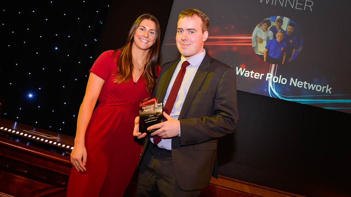 Kent Water Polo Network won the Swim England Club Network of the Year award