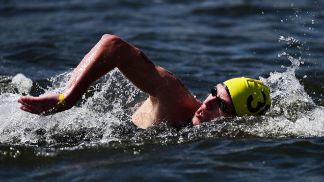 Hughes and Jones wins national 3km open water titles
