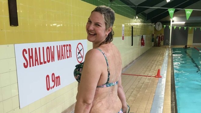 #LoveSwimming star Sylvia Mac honoured by Prime Minister Theresa May