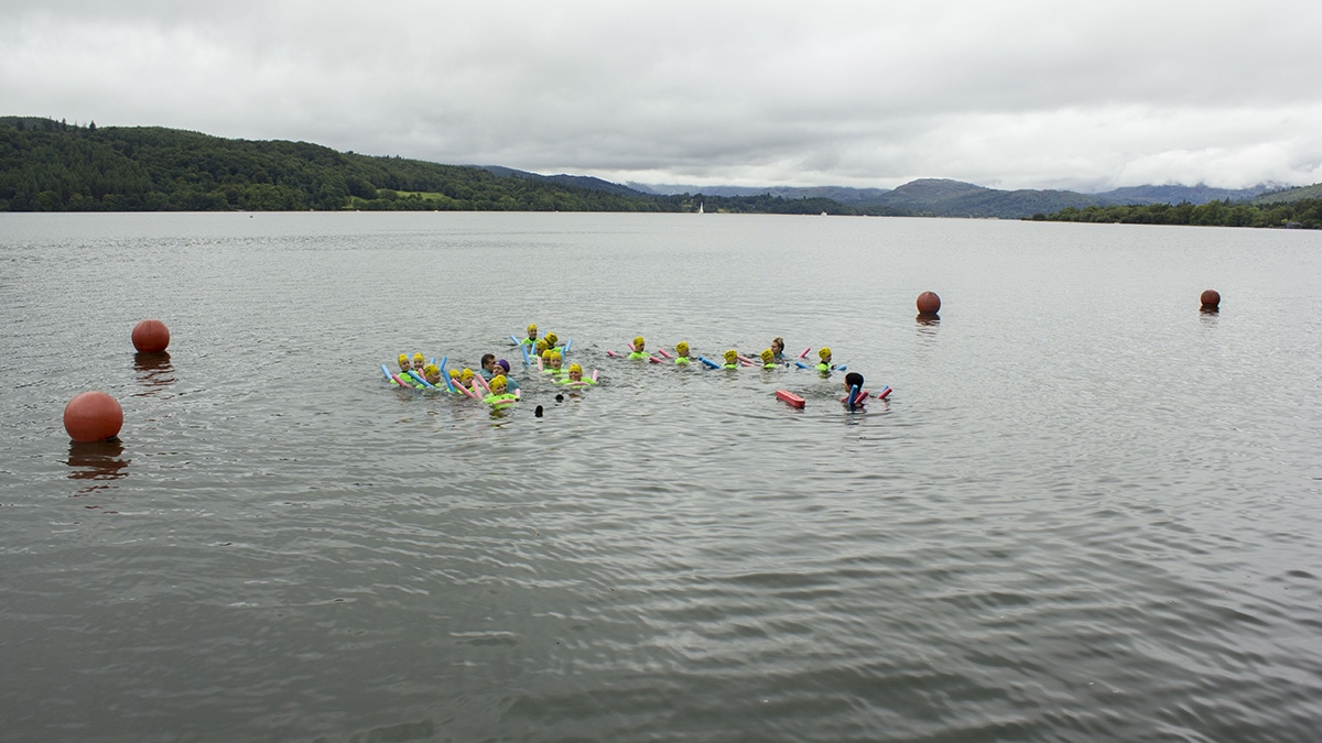 A Swim Safe session at Lake Windermere