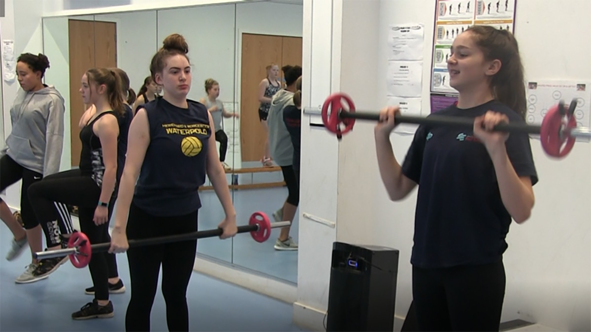 A Swim England National Academy camp is taking place at Northampton School for Boys