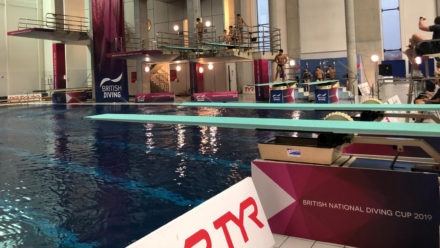 Swim England Talent divers gaining experience at British National Diving Cup