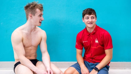 I used to dive against Jack Laugher when he was eight... and he would beat me