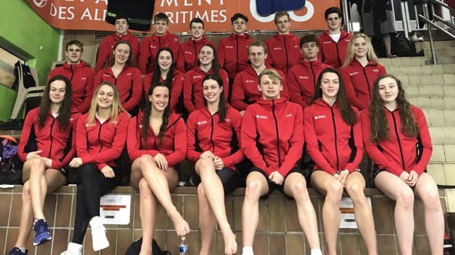 Swim England talent youngsters are praised for their professionalism