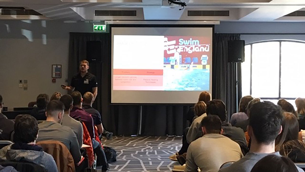 Presenting Swim England Sport Science and Medicine Conference 2019