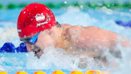 Jacob Peters achieves major qualification in his swimming career