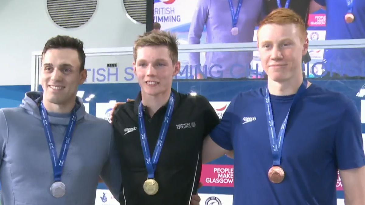 Duncan Scott won his third British Swimming Championships gold with success in the 200m Freestyle