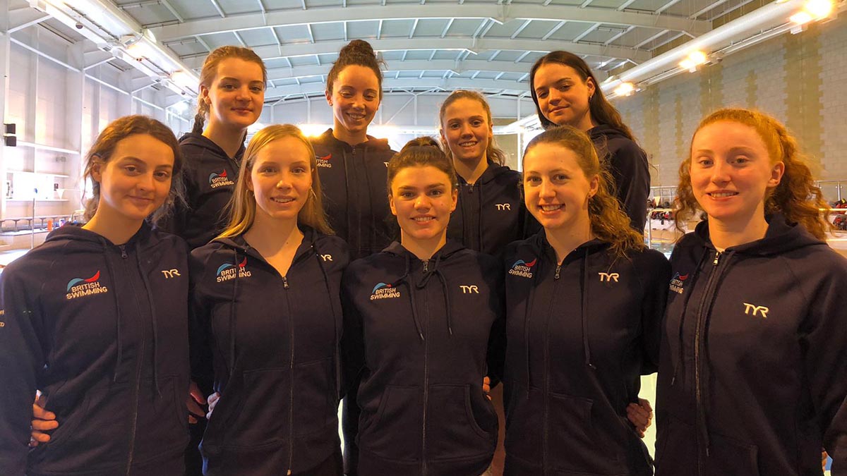 Great Britain's synchronised swimmers who will be competing at the LEN Cup in Russia in May