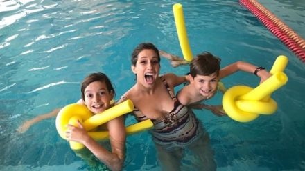 Celebrity mum Stacey Solomon on why she keeps swimming during pregnancy Celebrity mum Stacey Solomon on why she keeps swimming during pregnancy