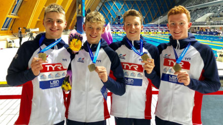 Double medal joy for Britain at European Junior Swimming Championships