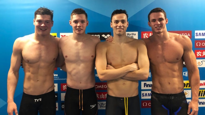 GB swimmers seal Olympic spot on opening day of World Championships