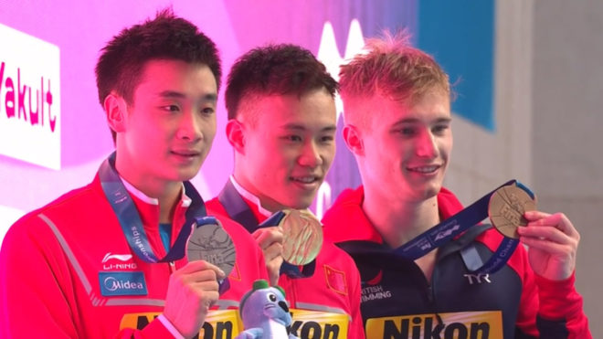Laugher wins bronze at World Championships after thrilling final