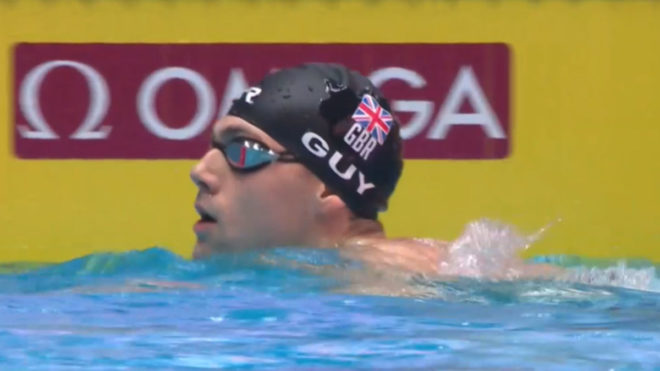 James Guy flies to qualify fastest for semi-finals at World Championships