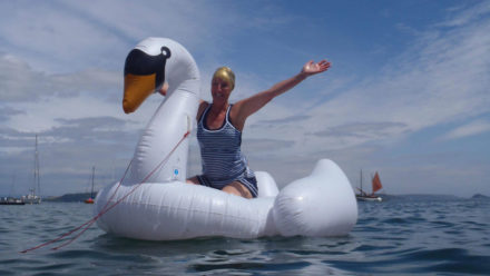 The open water love affair that led to an epic streak and charitable swims
