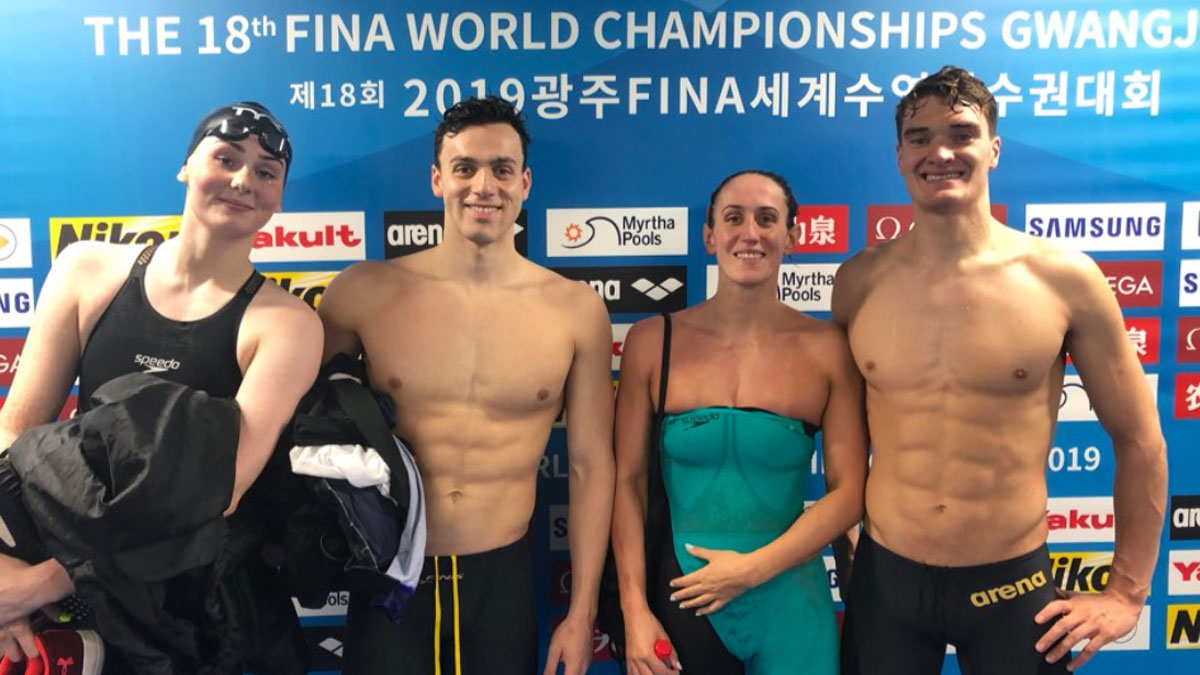 Britain S Mixed Medley Relay Team Set Up Semi Final Showdown In Gwangju