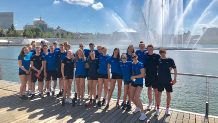 Young British swimmers prepare to take on Europe in Kazan