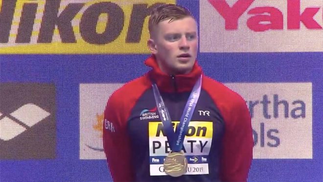 Adam Peaty seals hat-trick of 50m Breaststroke world titles