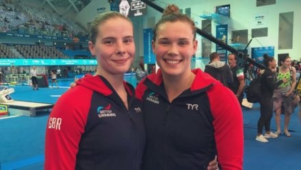 Sprited display from Katherine Torrance and Grace Reid but medal eludes them