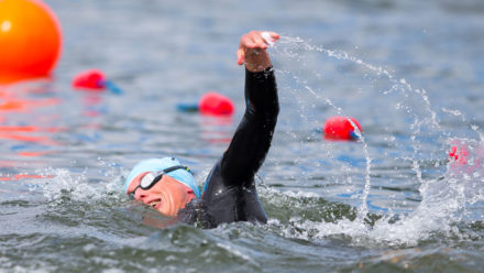 Masters swimmers prepare for open water challenge in Peterborough