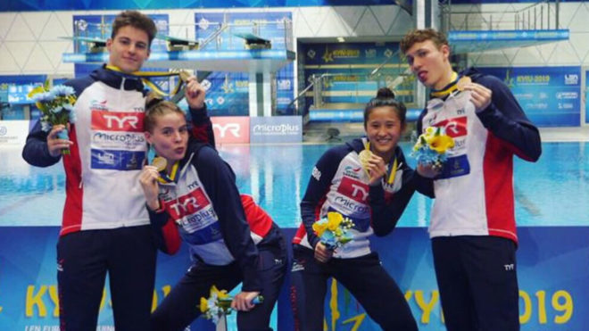 Bronze for Britain on opening day of European Diving Championships