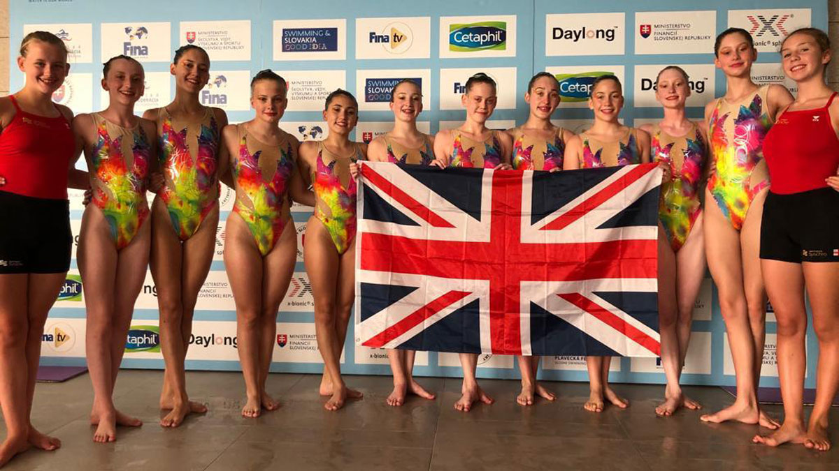 British synchro youngsters break new ground against world's best in Slovakia