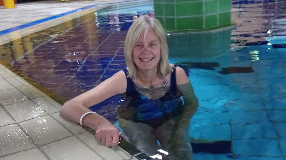 ’I always wanted to be able to swim and was cross at myself for not being able to’ ’I always wanted to be able to swim and was cross at myself for not being able to’