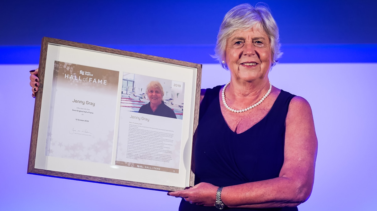 Synchronised swimming stalwart Jenny Gray amazed at Hall of Fame induction