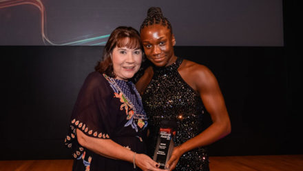Desharne Bent-Ashmeil's rapid rise leads to Talent Athlete of the Year award