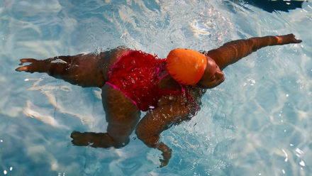 Redbridge swimmer Glynis sends powerful message in This Girl Can campaign